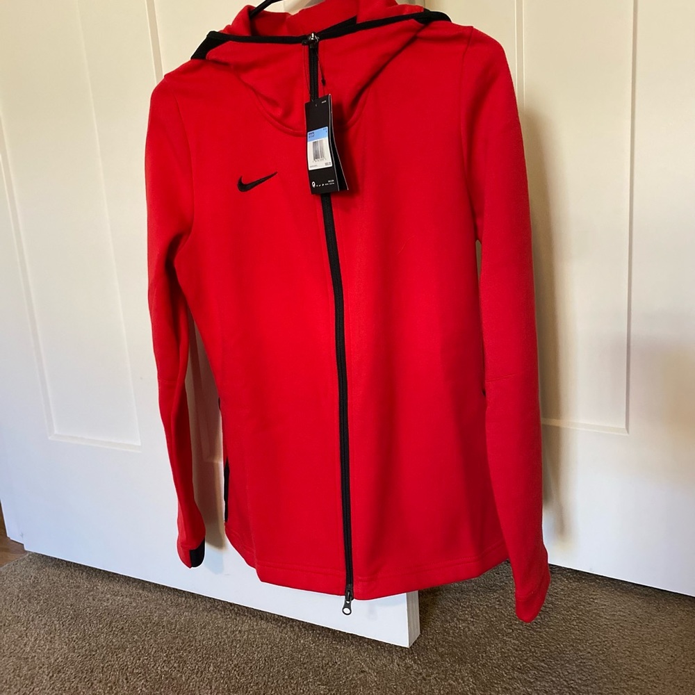 Nike Dri-Fit full zip sweatshirt size M red